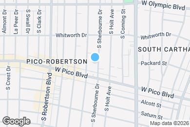 Map image of the property - 1221 S Sherbourne Dr
