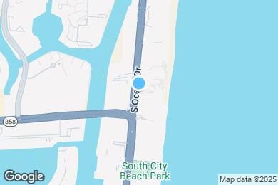 Map image of the property - 4001 S Ocean Dr