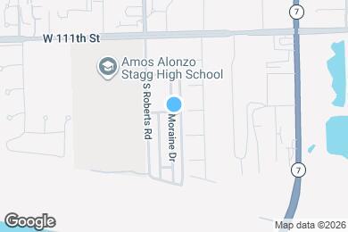 Map image of the property - 11265 Moraine Dr