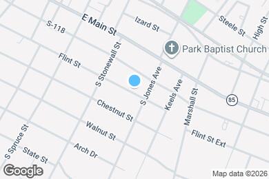 Map image of the property - 651 Flint St