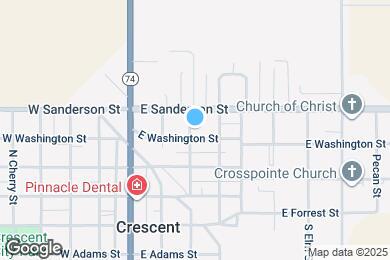 Map image of the property - 302 E Washington St