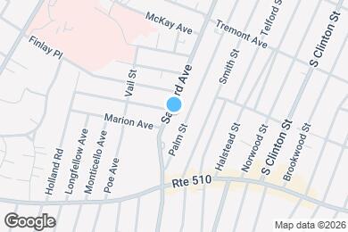 Map image of the property - 380 Sanford Ave