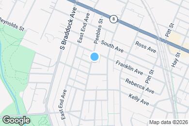 Map image of the property - 421 Peebles St