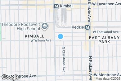 Map image of the property - 3348 W Wilson Ave