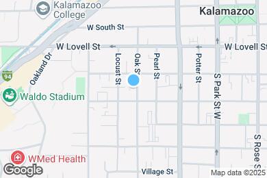 Map image of the property - 520 Oak St