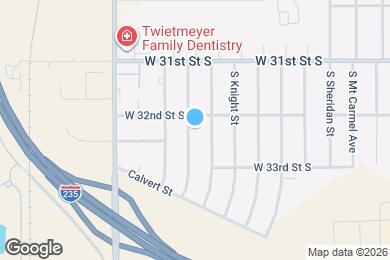 Map image of the property - 3314 S McComas St