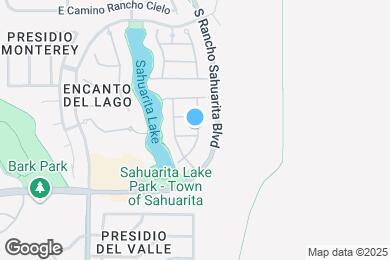 Map image of the property - 525 E Camino Crystal Azul