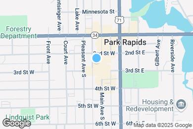 Map image of the property - 215 1/2 Main Ave S