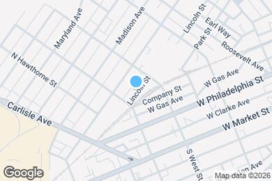 Map image of the property - 637 Lincoln St