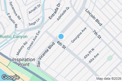 Map image of the property - 404 San Vicente Blvd