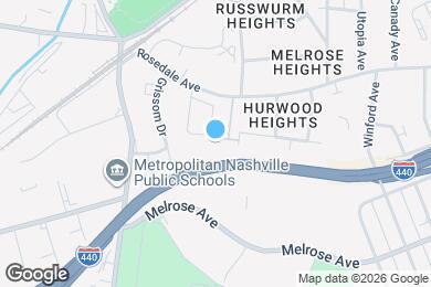 Map image of the property - 2741 Rosedale Pl