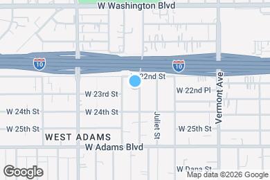 Map image of the property - 2221 S Budlong Ave