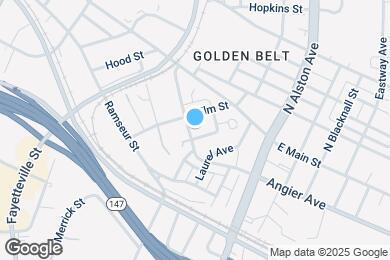 Map image of the property - 905 Angier Ave