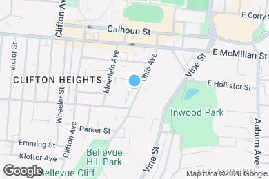 Map image of the property - 2359 Ohio Ave