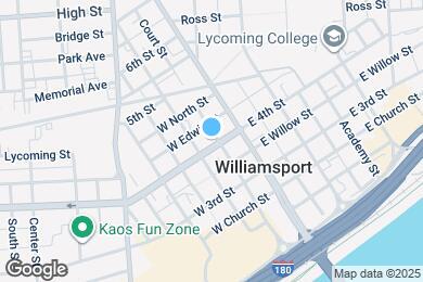 Map image of the property - 36 W 4th St
