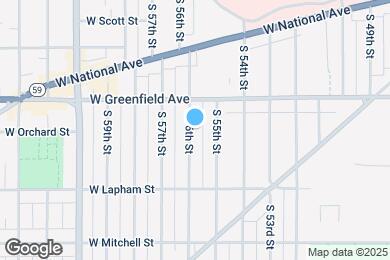 Map image of the property - 1446 S 56th St