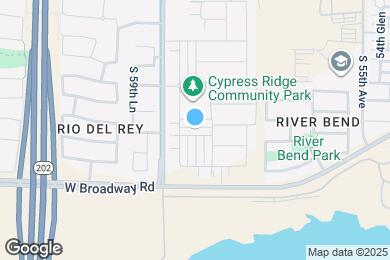 Map image of the property - 5830 W Wood St