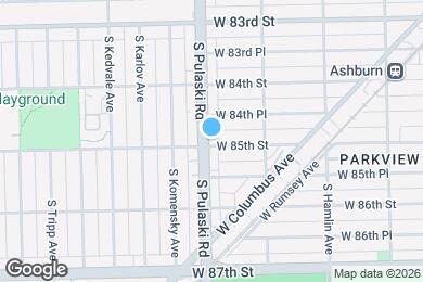 Map image of the property - 3950 W 85th St