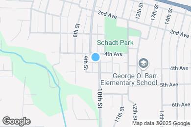 Map image of the property - 426 10th St