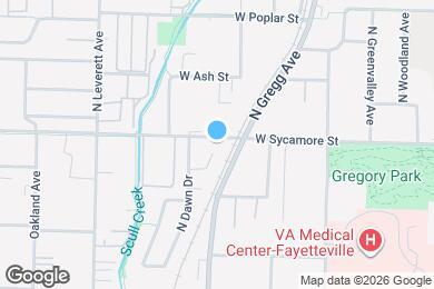Map image of the property - 596 W Moan Pl