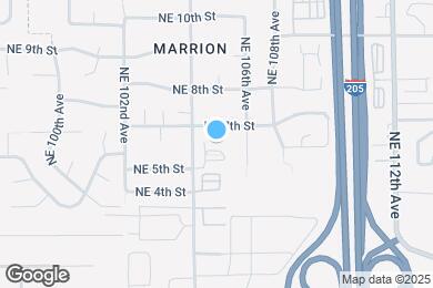 Map image of the property - 10429 NE 5th Cir