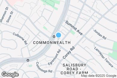 Map image of the property - 1560 Commonwealth Ave