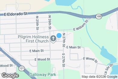 Map image of the property - 2648 E Prairie St