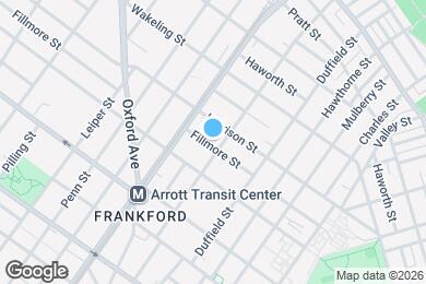 Map image of the property - 1641 Fillmore St