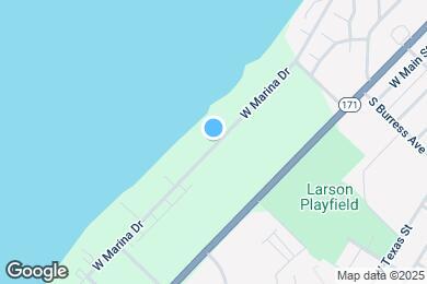 Map image of the property - 2631 W Marina Dr