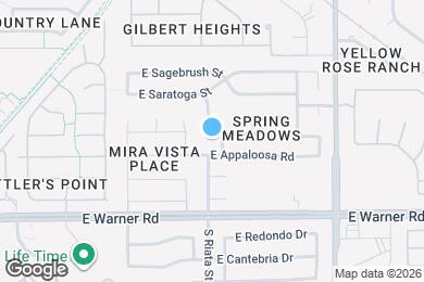 Map image of the property - 601 E Palomino Dr