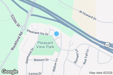 Map image of the property - 2103 Linden Trail
