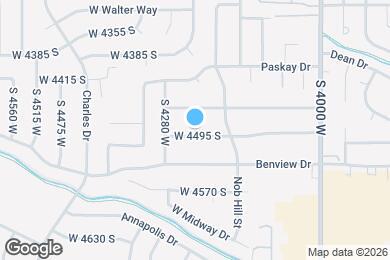 Map image of the property - 4226 W 4495 S