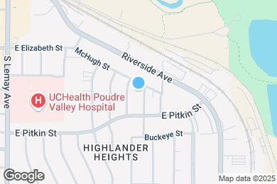 Map image of the property - 1105 Hays St