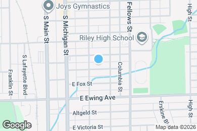 Map image of the property - 215 E Donald St