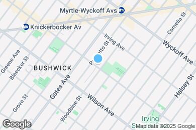 Map image of the property - 603 Knickerbocker Ave