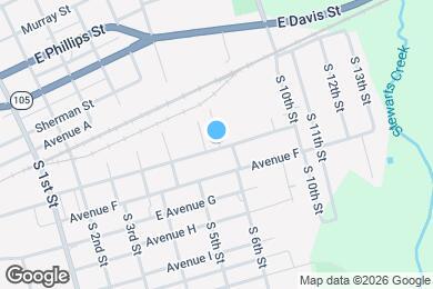 Map image of the property - 804 Avenue E