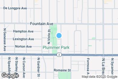 Map image of the property - 1159 N Fuller Ave
