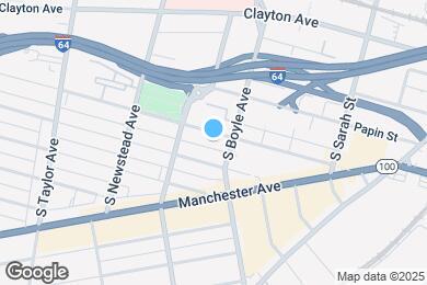 Map image of the property - 4316 Chouteau Ave