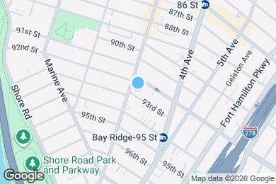 Map image of the property - 315 93rd St