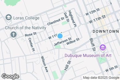 Map image of the property - 635 Jefferson St