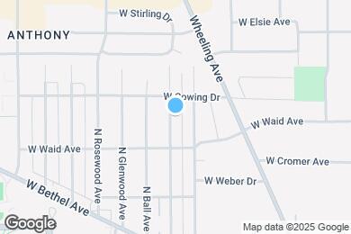 Map image of the property - 2208 N Janney Ave