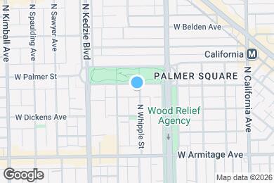 Map image of the property - 2128 N Whipple St