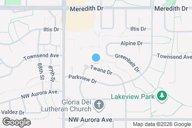 Map image of the property - 8311 Twana Dr
