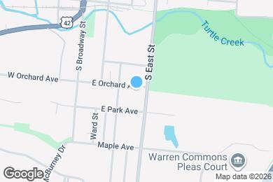 Map image of the property - 211 E Orchard Ave