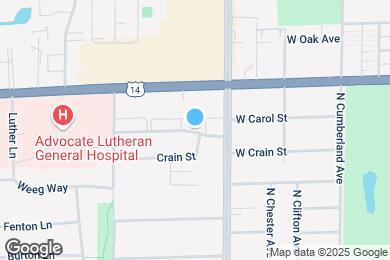 Map image of the property - 1306 Carol St