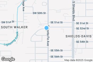 Map image of the property - 5305 S Santa Fe Ave