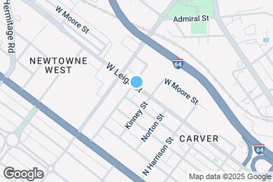 Map image of the property - 1417 W Leigh St