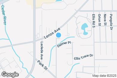 Map image of the property - 1329 Delmar St