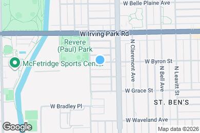Map image of the property - 2439 W Byron St