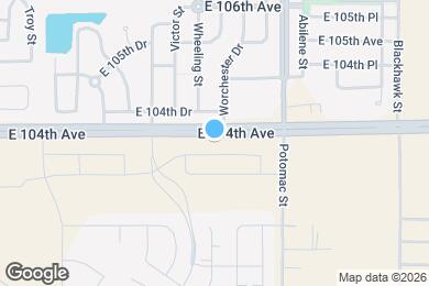 Map image of the property - 13501 E 103rd Pl